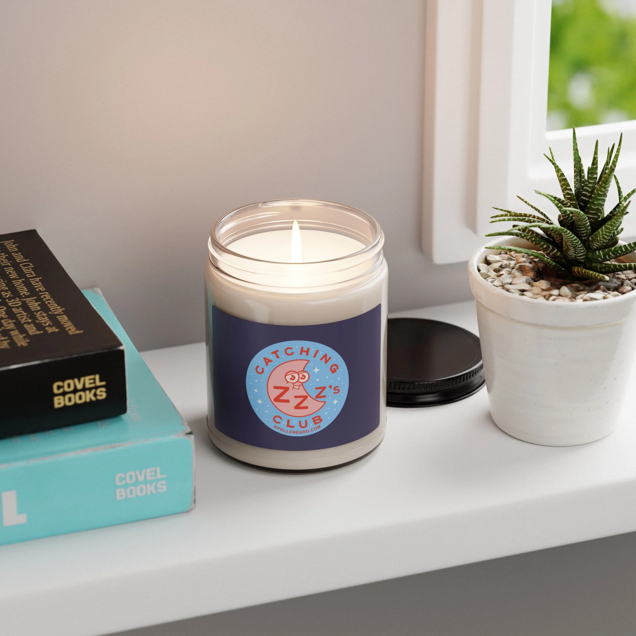 Catching Zzz's Club Unscented Soy Candle – 9oz Relaxing Sleep & Bedtime Gift - Image 4