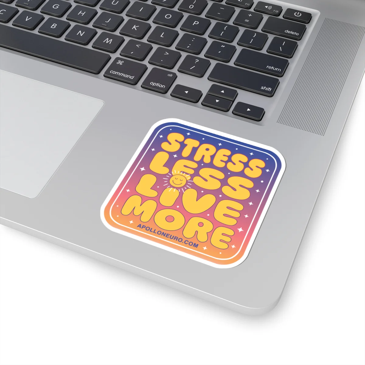 Stress Less Love More Kiss-Cut Decal - Image 6